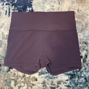 Athleta purple studio shorts
